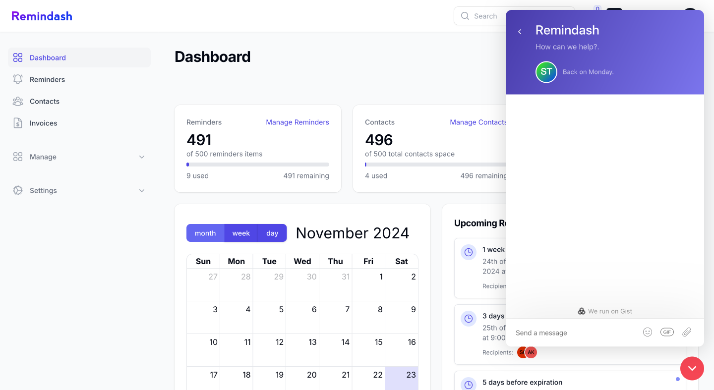 Adding a Live Chat Widget to Your Filament Dashboard