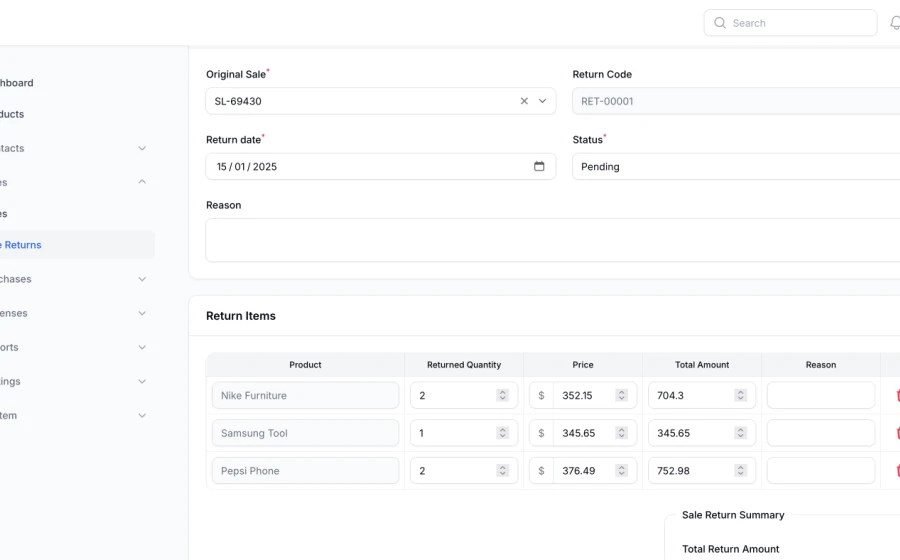 Clerix - Inventory Management System Screenshot