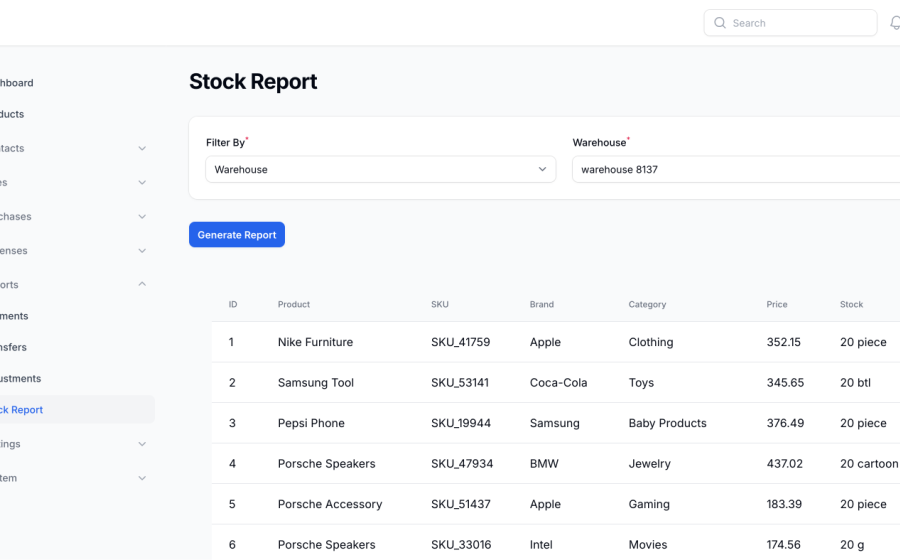 Clerix - Inventory Management System